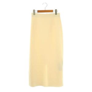 シンプルタイトスカート ロング 36 アイボリー /DO OS