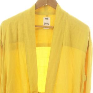visvim LHAMO SHIRT ノーカラー 3 イエロー