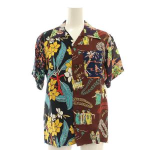 BEAMS BOY別注 ハワイアン ショートスリーブ シャツ ブラウス M マルチカラー /CX OS