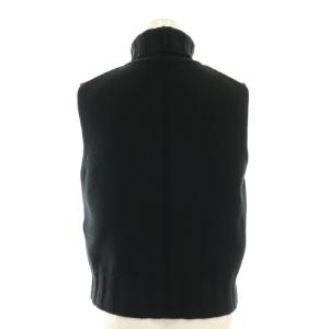 The Row AG100 カシミヤ タートルネックニットベスト XS ブラック