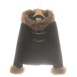 ビット付きショートダッフルコート アウター 1 ブラック /HK OS SH