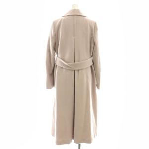 Apuweiser-riche パール釦バックフレアコート チェスターコート アンゴラ混 0 スモークピンク /ES OS SH