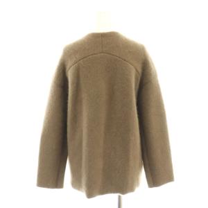 Apuweiser-riche ふわふわニットショートコート アウター 1 モカブラウン /CX OS SH