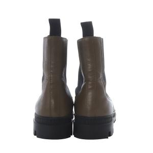 LOEWE チェルシーブーツ サイドゴアブーツ ショート フラット レザー 39 ブラウン L815S05X05 /YO2