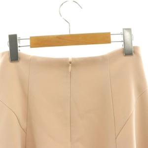 Aveniretoile ダブルクロスフレアスカート ロング 36 ピンク S440-003 /SS OS