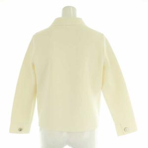 Christian Dior クロップドジャケット 36 オフホワイト 324V53BM512 