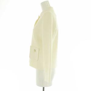 Christian Dior クロップドジャケット 36 オフホワイト 324V53BM512 