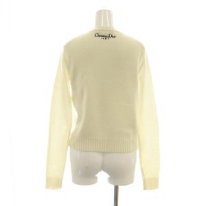 Christian Dior 23AW バタフライ カシミヤニット セーター 38 アイボリー 414S57AM07