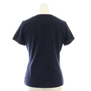 HERMES カルトゥッシュ ポケットTシャツ 36 ネイビー