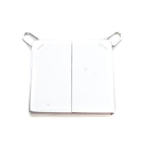 HERMES シンボルネックレス SYMBOLE ペア ペンダント シルバー色 /SR51 OH