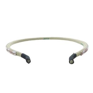 acca カチューシャ ヘアバンド ラインストーン ピンク シルバー色 /YO21