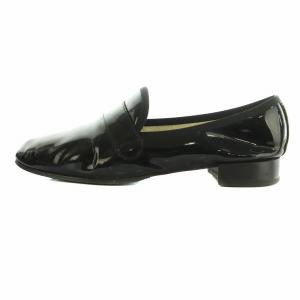 Repetto MICHAEL ローファー フラットシューズ パテントレザー 40 25.3cm 黒 /MI OS