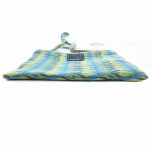 mina perhonen pesce pocket bag サコッシュ ショルダーバッグ 総柄 ロゴ ライトブルー 緑 グリーン