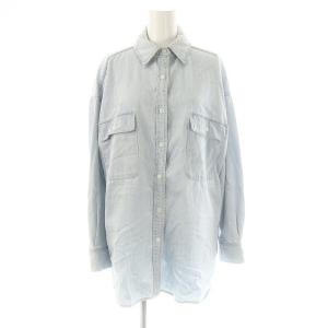 インディゴ染めロングスリーブシャツ 長袖 F ライトブルー /HK OS