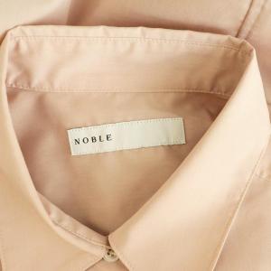 NOBLE 25SS イージーケアルーズドレープシャツ オーバーサイズ ピンク /MY OS