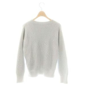 FOXEY 24年製 43273 SOUFFLE ニット プルオーバー 38 ペールブルー