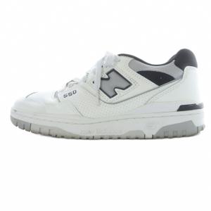 BB550NCL スニーカー 24.5cm ホワイト ブラック