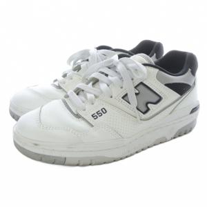 New Balance BB550NCL スニーカー 24.5cm ホワイト ブラック