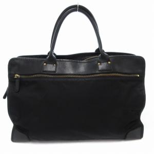 Felisi ビジネスバッグ トートバッグ ナイロン レザーハンドル 黒 ブラック /JS