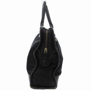 Felisi ビジネスバッグ トートバッグ ナイロン レザーハンドル 黒 ブラック /JS