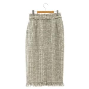 UNITED ARROWS ツイードタイトスカート 38 マルチカラー /DO OS