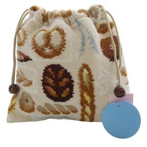 ラブラリーバイフェイラー ラブラリーベーカリー 巾着 ポーチ ベージュ /YO39