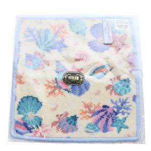 FEILER ラブラリーバイフェイラー WEB限定 23年 マリンジュエル ハンカチ ハンドタオル アイボリー /YO29