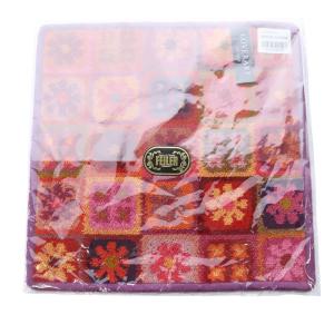 FEILER ラブラリーバイ WEB限定 23年 フラワーパッチワーク ハンカチ ハンカチポーチ 赤 レッド /SR13