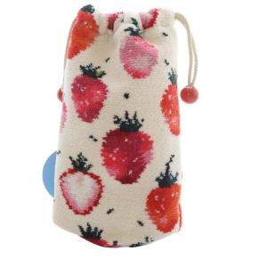 ラブラリーバイフェイラー 25年 ストロベリードット ボトルポーチ アイボリー /YO1