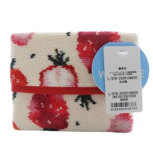 ラブラリーバイフェイラー 25年 ストロベリードット ティッシュポーチ ティッシュカバー ホワイト /YO26