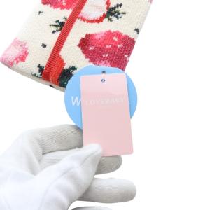 FEILER ラブラリーバイフェイラー 25年 ストロベリードット ティッシュポーチ ティッシュカバー ホワイト /YO26