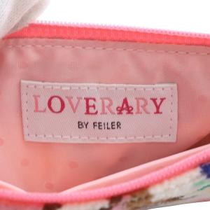 FEILER ラブラリーバイフェイラー 23年 ペコア・ラ・モード フラットポーチ ピンク /YO41
