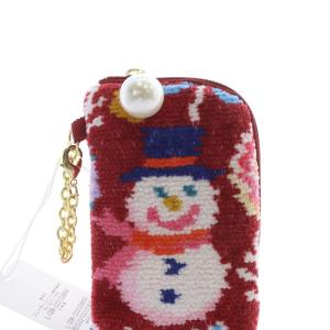 FEILER ラブラリーバイ キャンディーオーナメント キー&カードポーチ 赤 レッド /SR18