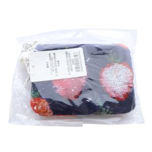 ラブラリーバイ ストロベリードット キー&カードポーチ 紺 ネイビー /SR11