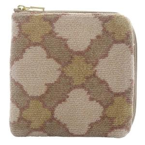 店舗限定 ヘネラリーフェ エチケットポーチ L字ファスナー ベージュ /YO2