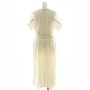 UNITED TOKYO UNITEDTOKYO MESH RACE DRESS ワンピース 半袖 ロング 1 オフホワイト /NR OS