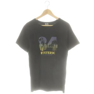 84 PALMS pt ビッグTシャツ カットソー F ブラック マルチカラー /DO OS SH