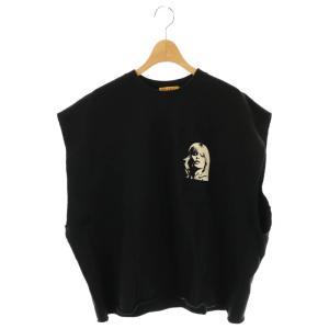 SOUND AND VISION ベスト プルオーバー クルーネック F 黒 ブラック /AT OS SH