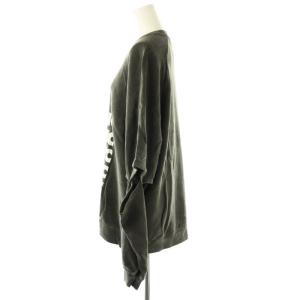 HYSTERIC GLAMOUR MORNING LUCK オーバーサイズスウェット トレーナー 長袖 F グレー /AT OS SH