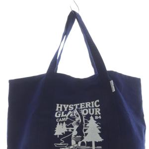 HYSTERIC GLAMOUR Camp 84 デニムトートバッグ ハンドバッグ 紺 ネイビー /SR SH