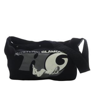 HG WOMAN ショルダーバッグ ワンショルダー 斜め掛け キャンバス ブラック /YO29 SH