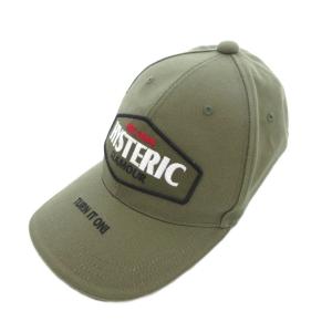 TURN IT ON ワッペンキャップ 刺繍 F カーキ /UO SH