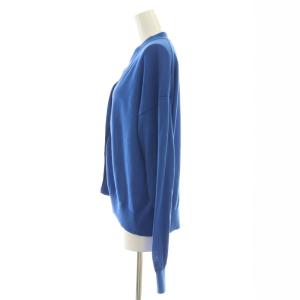 NE QUITTEZ PAS! 24SS Ice Cotton Knit Cardigan カーディガン Vネック ブルー /DO OS