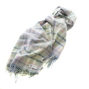 ストール マフラー チェック フリンジ Dawn Dew RU708100