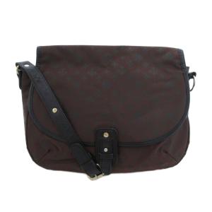 ショルダーバッグ メッセンジャー 斜めがけ 茶 ブラウン /UO