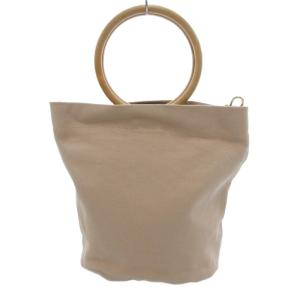 russet マーケットバッグ ショルダー 2WAY キャンバス ベージュ /UO