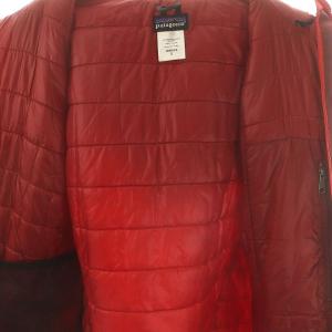 Patagonia マイクロパフ中綿パーカージャケット S レッド 83985 /DO OS