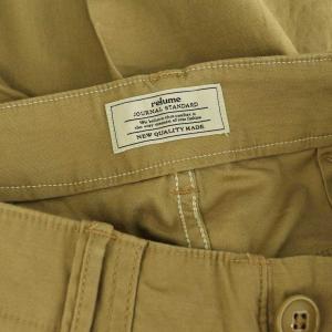 JOURNAL STANDARD relume 25SS ベイカーパンツ ハイウエスト 36 ベージュ /MY OS