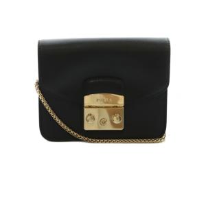 メトロポリス ショルダーバッグ ミニ チェーンショルダー レザー 黒 /MI OS