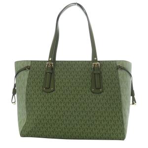 MICHAEL KORS 24AW VOYAGER トップジップ トートバッグ ミディアム トートバッグ ショルダーバッグ グリーン